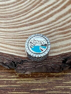 Pandora Moraine Lake - Banff National Park Bead Charm S925 Silver Charm